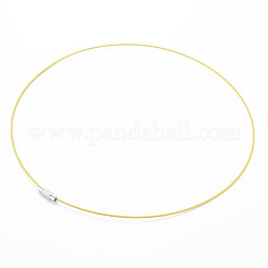 Stainless Steel Wire Necklace Cord DIY Jewelry Making&nbsp;TWIR-R003-02