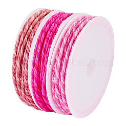 10.5M 3 Colors Braided Polyester Cord&nbsp;OCOR-TA0003-83C