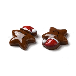 Christmas Opaque Resin Cabochons&nbsp;RESI-K019-36