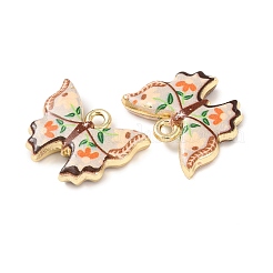 Double Face Printed Alloy Pendants&nbsp;FIND-D038-09G