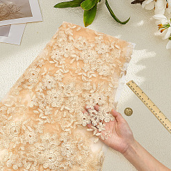 Polyester Embroidery Fabric&nbsp;DIY-WH0740-46B
