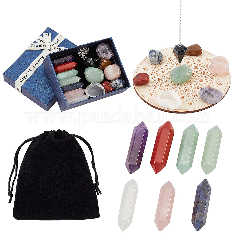Wholesale NBEADS Chakra Crystals and Healing Stones Kit - Pandahall.com