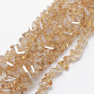 Electroplate Glass Beads Strands&nbsp;EGLA-J143-A-PL03-1