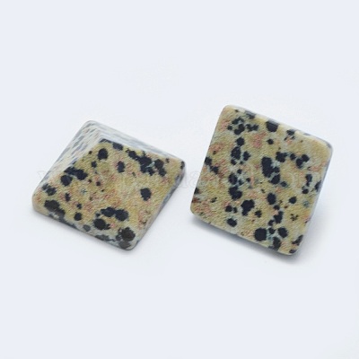 Natural Dalmatian Jasper Cabochons&nbsp;G-G759-Y07-1