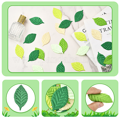 200Pcs Leaf Polyester Ornament Accessories&nbsp;DIY-SP0006-22-1