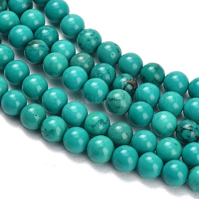 Natural Howlite Beads Strands&nbsp;G-Z149-A01-4mm-1
