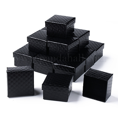 Square Cardboard Ring Boxes&nbsp;CBOX-S020-03-1