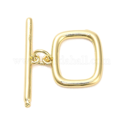 Brass Toggle Clasps&nbsp;KK-L229-011G-1
