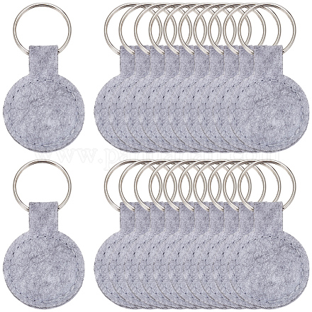 30Pcs Polyester Keychains KEYC-SP0001-61A-1