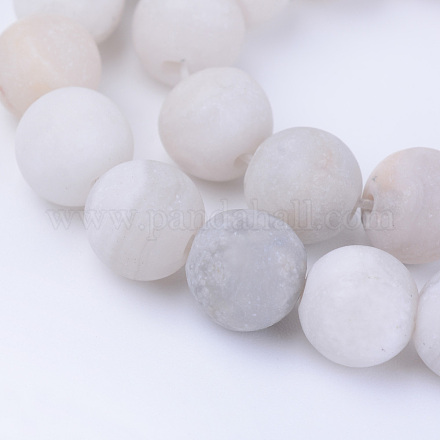 Natural Agate Beads Strands&nbsp;X-G-Q462-8mm-09-1