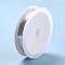 Copper Jewelry Wire, Long-Lasting Plated, Platinum, 28 Gauge, 0.3mm, about 65.61 Feet(20m)/roll