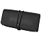 Rectangle PU Leather Eyeglass Cases, Black, 76x173x32mm
