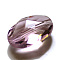 Imitation Austrian Crystal Beads, Grade AAA, K9 Glass, Faceted, Oval, Pink, 13x10x7mm, Hole: 0.9~1mm