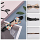 Puzzle Pattern Adjustable Wood Bow Ties&nbsp;AJEW-WH0348-37-4