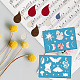 Acrylic Earring Handwork Template&nbsp;DIY-WH0359-025-6