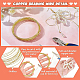 Textured Round Brass Spring Wire&nbsp;CWIR-WH0008-03A-5