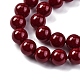 Baking Paint Glass Beads&nbsp;GLAA-Z010-01F-4