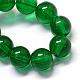 Baking Paint Transparent Glass Round Bead Strands&nbsp;DGLA-Q022-8mm-25-2