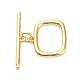 Brass Toggle Clasps&nbsp;KK-L229-011G-1