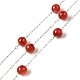 304 Stainless Steel Cable Chains with Dyed Shell Beads&nbsp;STAS-B067-04B-02-1