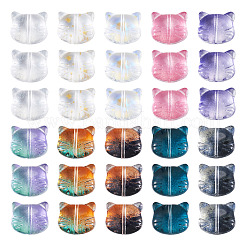 50Pcs 10 Colors Glass Beads&nbsp;GLAA-FS0001-26