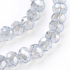 Electroplate Glass Beads Strands&nbsp;X-GLAA-K027-PL-A02