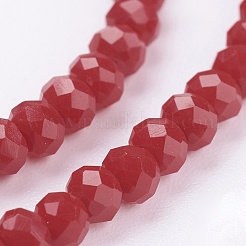 Imitation Jade Glass Bead Strands&nbsp;GLAA-F001-3x2mm-29