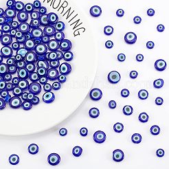 3Strands 3 Style Handmade Evil Eye Lampwork Beads Strands&nbsp;LAMP-NB0001-44