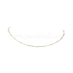 304 Stainless Steel and ABS Imitation Pearl Necklaces&nbsp;NJEW-JN05267