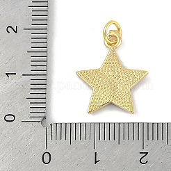 真鍮製エナメルペンダント  丸カン付き  カドミウムフリー＆ニッケルフリー＆鉛フリー  18KGP本金メッキ  スターのチャーム  青紫色  18.5x15x2mm  穴：3mm&nbsp;KK-B114-11G