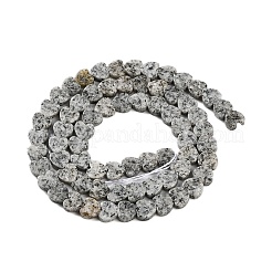 天然石セサミジャスパービーズ連売り  ハート  6x6x3mm  穴：1mm  約69~71個/連  14.57''~14.96''（37~38センチメートル）&nbsp;G-M403-A19-02
