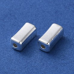 合金ビーズ  長持ちメッキ  直方体の  銀  9x4x4mm  穴：1.3mm&nbsp;PALLOY-F309-16S