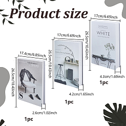 3Pcs 3 Styles Paper Model Simulation Book&nbsp;AJEW-UN0003-14