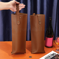Imitation Leather Single Wine Bottle Tote Bags&nbsp;ABAG-WH0044-85