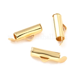 304 Stainless Steel Slide On End Clasp Tubes&nbsp;STAS-C044-07C-G