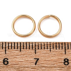 Brass Split Rings&nbsp;KK-Z112-49G-03