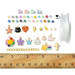 DIY Glass Seed Beads Bracelet Making Kits&nbsp;DIY-FS0007-18