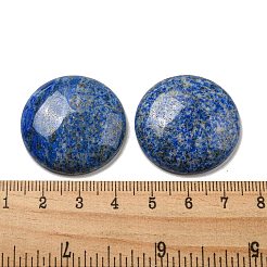 天然石ラピスラズリカボション  フラットラウンド  30x7~8.5mm&nbsp;G-C115-02B-07
