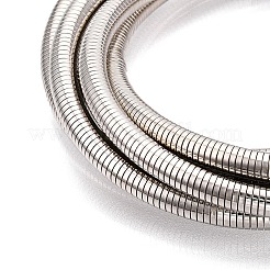 Iron Round Snake Chains Bangle&nbsp;BJEW-T022-01P