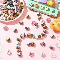 Printed Wooden Beads&nbsp;WOOD-CJ0002-56