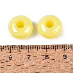 Opaque Acrylic European Beads&nbsp;OACR-E033-19G