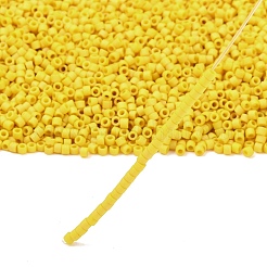 MIYUKIデリカビーズ  シリンダー  日本製シードビーズ  11/0  (db2284)マット不透明グレーズパイナップル  1.3x1.6mm  穴：0.8mm  約2000個/10g&nbsp;X-SEED-J020-DB2284
