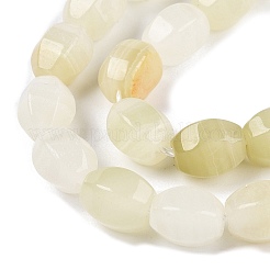 Natural Golden Silk Jade Beads Strands&nbsp;G-T138-78