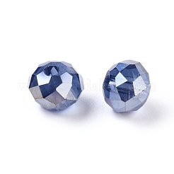 Electroplate Glass Beads&nbsp;X-GR6MM-AB