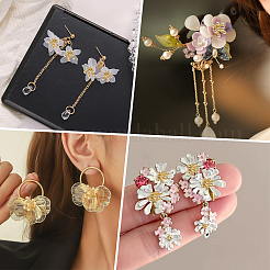 真鍮カボション40個  花芽  24KGP本金メッキ  4x5x4mm&nbsp;KK-BBC0026-05