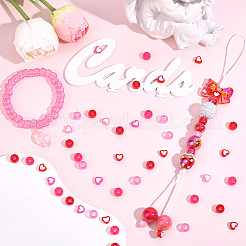 960Pcs 6 Styles Transparent Acrylic Beads&nbsp;TACR-PA0001-19