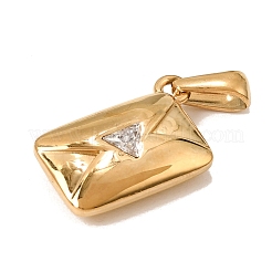 304 Stainless Steel with Crystal Rhinestone Pendants&nbsp;RB-CBA9060-02G