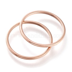 304 Stainless Steel Plain Band Rings&nbsp;RJEW-B0006-7-02RG