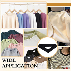 Cotton Elastic Ribbing Fabric for Cuffs&nbsp;DIY-WH0308-804C
