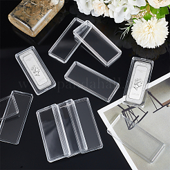 Rectangle Transparent Acrylic Silver Bar Gold Bar Storage Cases&nbsp;CON-WH0086-104B